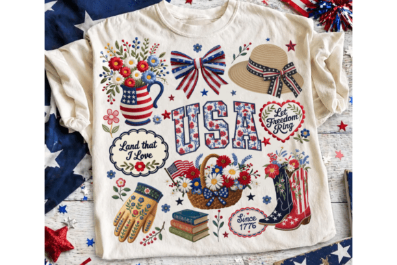 Cottagecore Floral USA Faux Embroidery Review