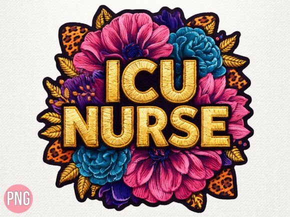 ICU Nurse Floral Cheetah Design Review