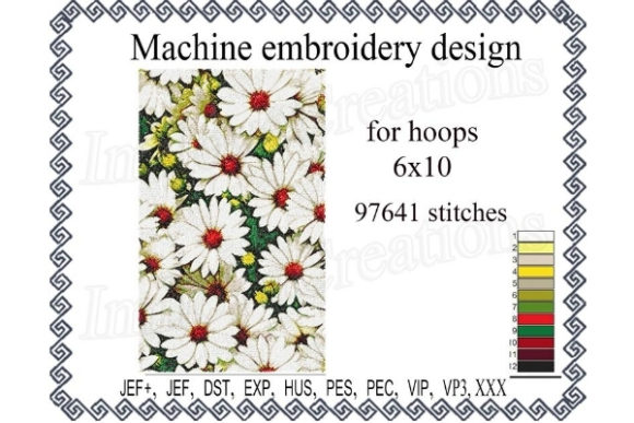 Review: Chamomile Flowers Photo Stitch Design