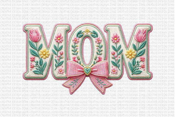 Review: Floral Mom Embroidery PNG for Business