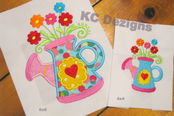Review: Spring Can with Flowers Applique