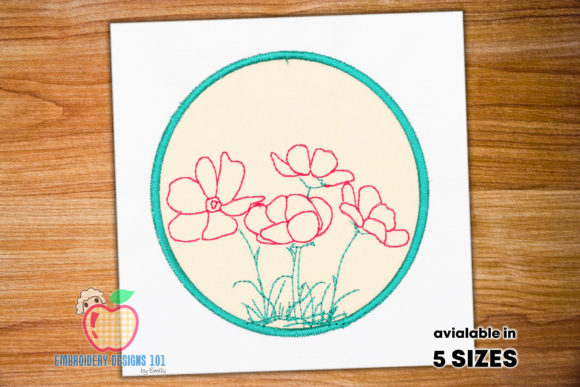 Review: The Cosmea Flowers in the Circle Design