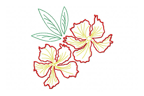 Review: Two Red Flowers with Green Leaves