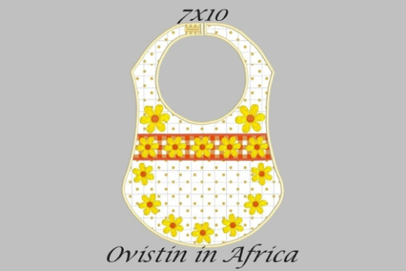 Review: Yellow Flowers Adorable Baby Bib Small