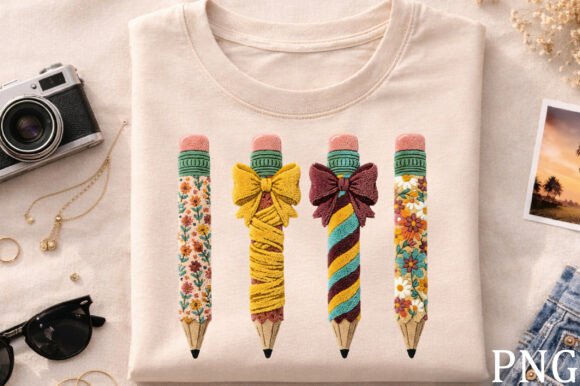 Reviewing the Floral Pencil Bow Embroidery Patch PNG