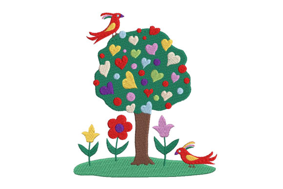Reviewing the Kids Tree Flowers and Birds Design