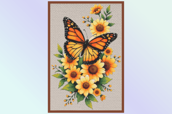 Reviewing the Monarch Butterfly Floral Cross Stitch Pa