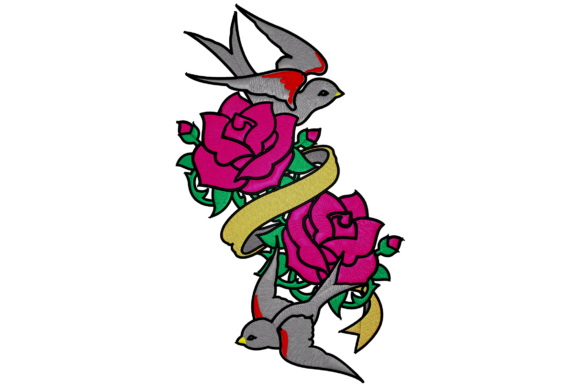 Roses and Swallow Embroidery: A Designer’s Review